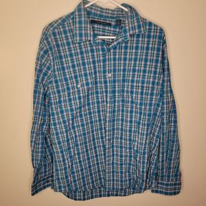 Perry Ellis Mens Long Sleeve Button Down Shirt Size XL